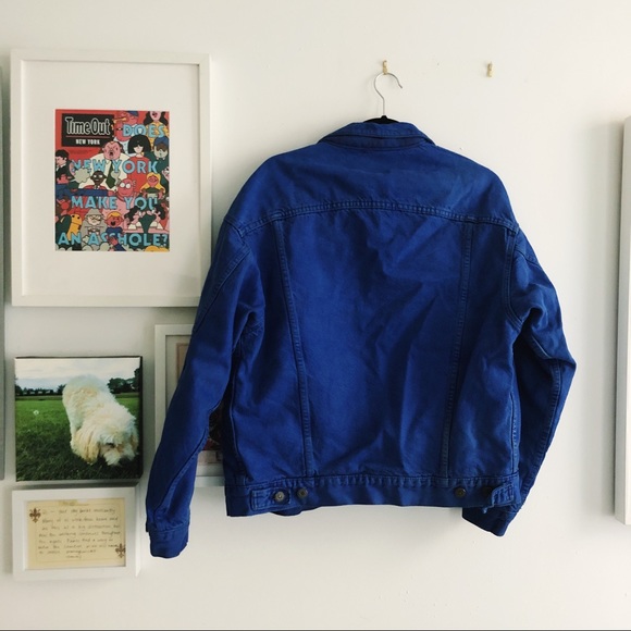 Vintage Dyed Levi’s Heavy Denim Jacket - Picture 8 of 11